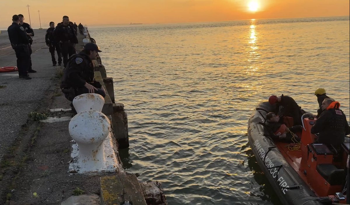 ***** Bay Rescue******

1 person rescued rescued from the Bay on the Embarcadero. SFPD assisted. 

SFFD recommends not to be close to the Piers edge. The water is cold and if you can’t swim, don’t go near the water.
