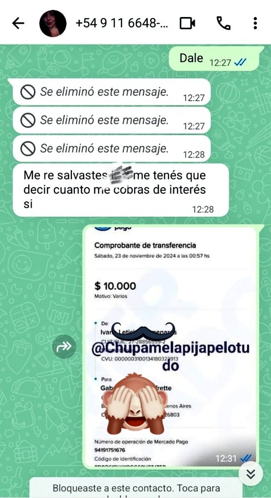 ELPERIODISTADIG's tweet photo. ⚠️ Nos avisan que un presidiario está intentando realizar #estafas por #whatsapp con el número 11-6648-4933. Tengan cuidado que éstos no tienen nada mejor que hacer, que andar rompiendo las pelotas 🤬 https://t.co/e0BhyG5LwW