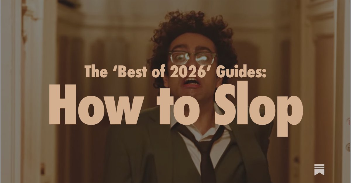 S26E02 - The ‘Best of 2026’ Guides: How to Slop

READ:
open.substack.com/pub/toolstools…

Sloptionary. Slop Matrix. Grippy socks. Gen Z Claude. Translate obsessions. Parametrize. Future browsing. Apple’s spiritual successor.

#ToolsToolsTools #AIProduction #CreativeAI #AIAdvertising