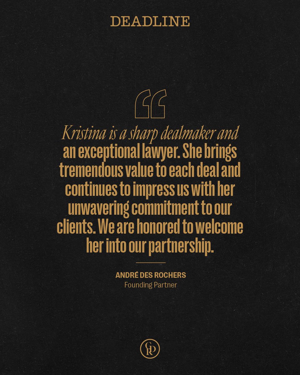 GRANDERSON DES ROCHERS LLP tweet media