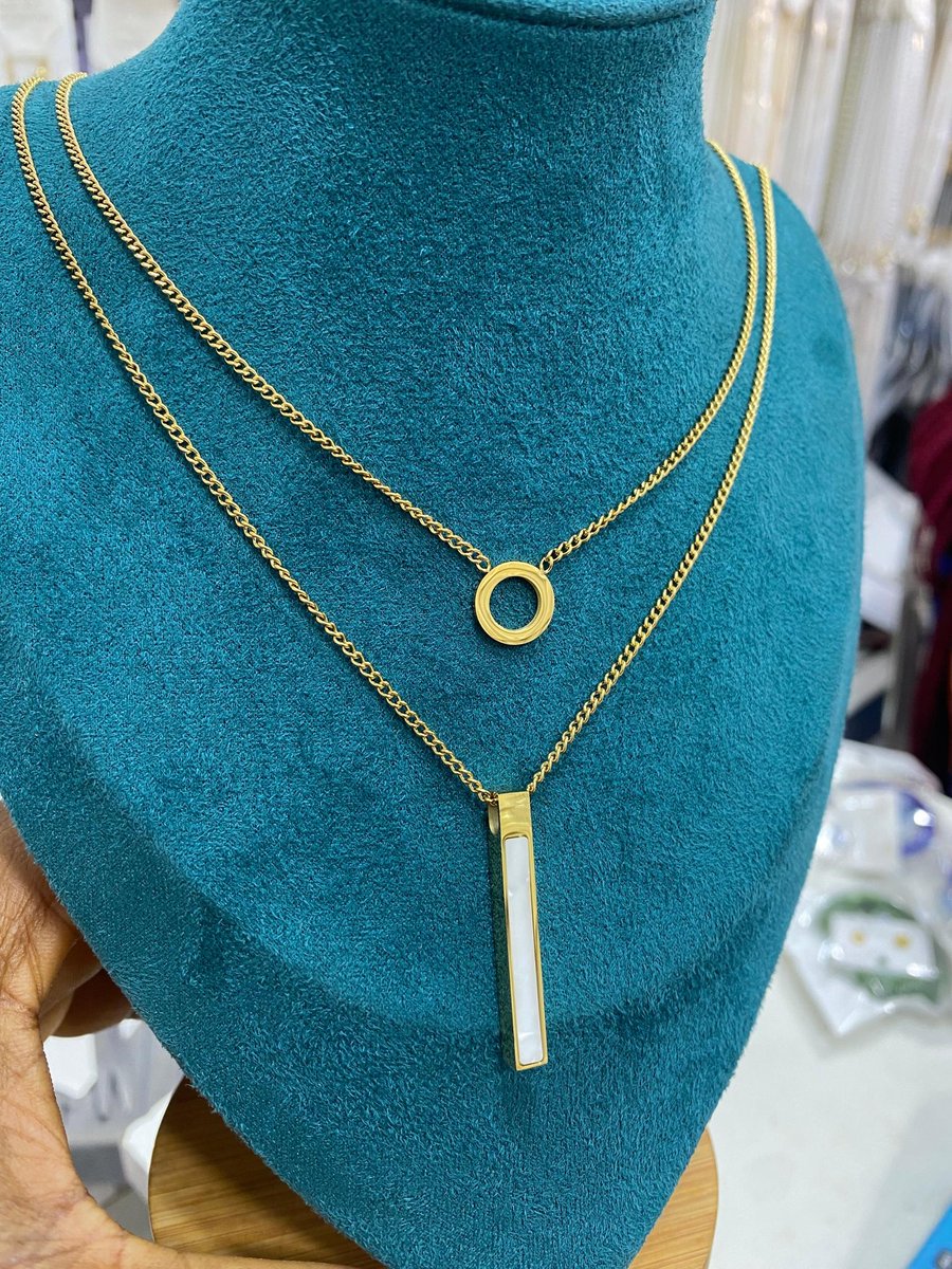 bunmi_layo's tweet photo. Double layer necklace
NGN5,000

#olivefineline https://t.co/80RxruQ2VS