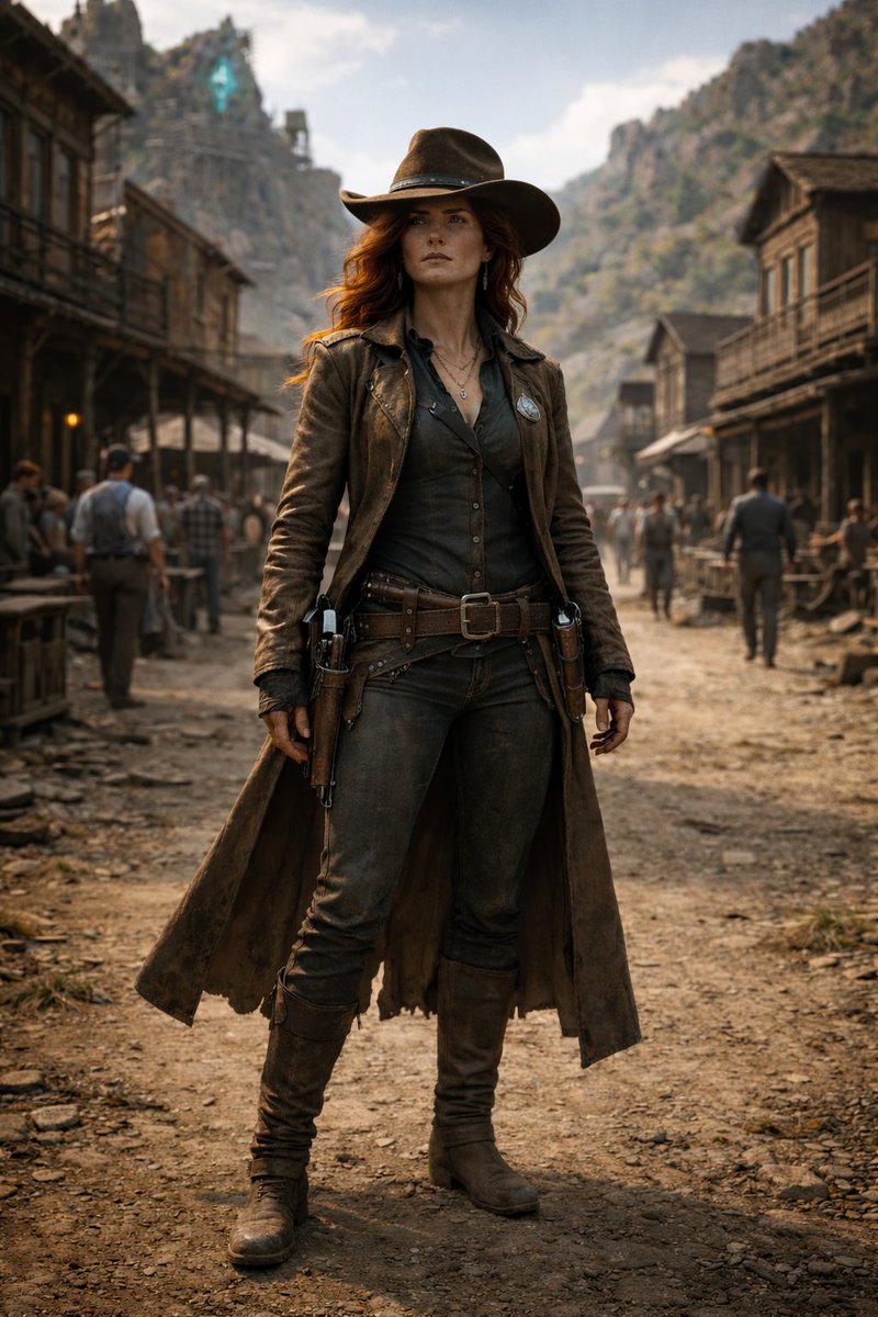 PromptDreamer81's tweet photo. @SFCWrench My cowgirl. Kaelith Redwind. Her own series coming soon.
#AIart︎ #AIArtistCommunity #westerninfluence #Grok https://t.co/FP7pCAi7sv