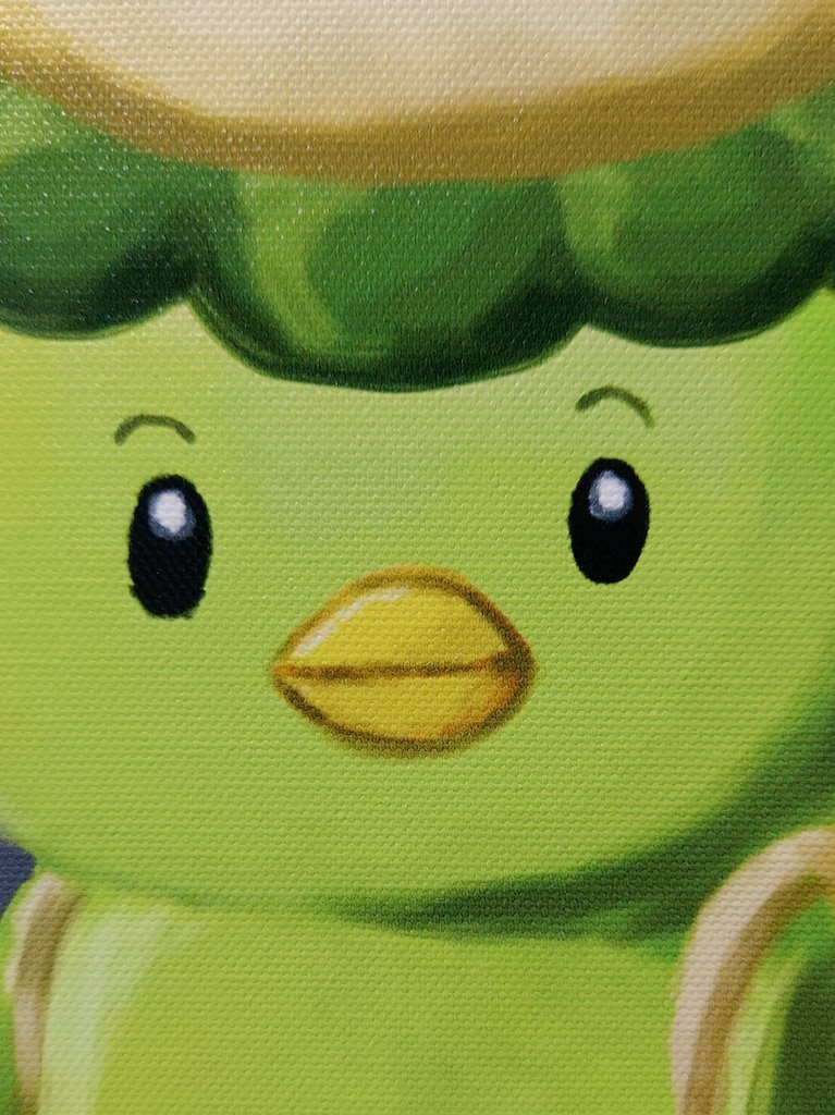 妖怪ぽっけ直筆サイン入りキャンバスアート当たりました