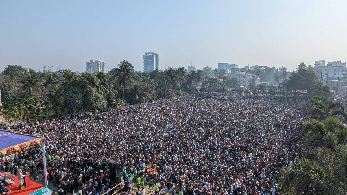 Drsr_Official's tweet photo. A powerful gathering, a shared hope, and one vision for Bangladesh. Grateful for the love, energy, and voices of the people. Together, we move forward.

Thank you Jashore! https://t.co/NMO5jxrYBv