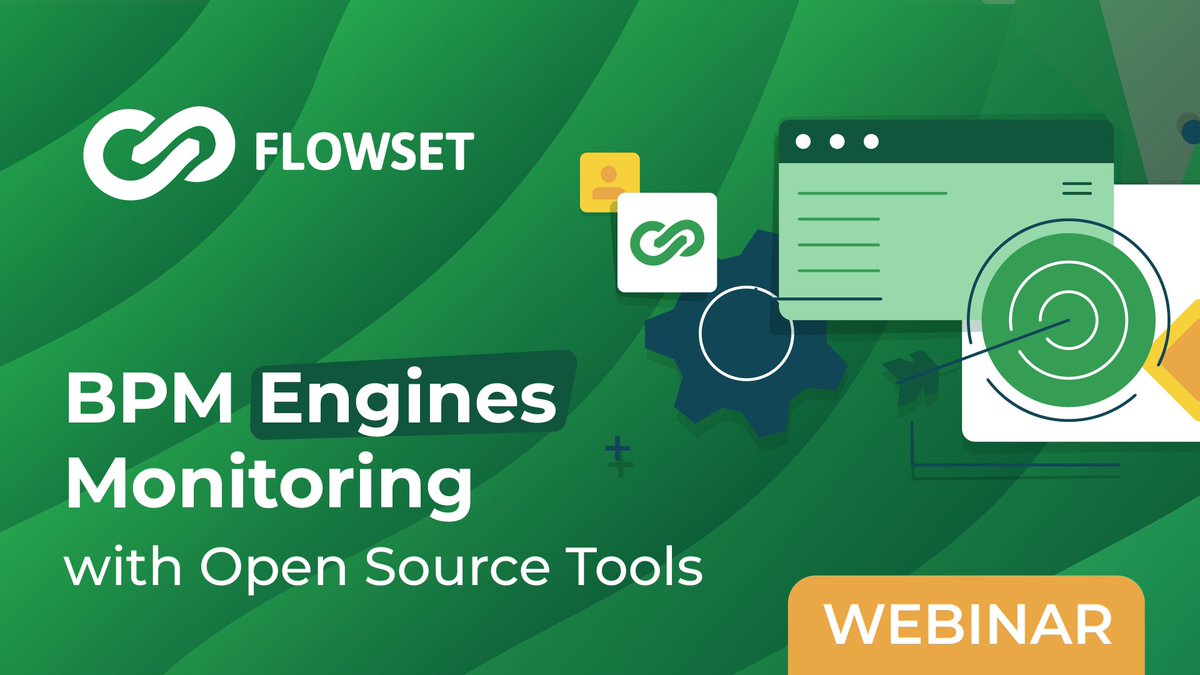 Upcoming Flowset Webinar: BPM Engines Monitoring with Open Source Tools

Join a free webinar where we’ll show how to monitor and control BPM engines using Flowset Control.
During the session, we’ll cover:
- How to monitor running process instances in real time
- Incident and task