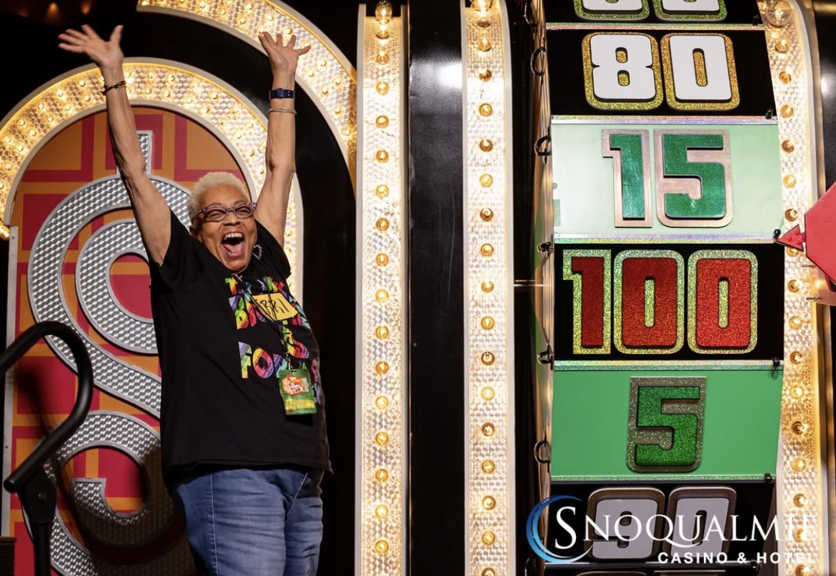 Winner winner 🙌 💯 

#priceisright #priceisrightlive 

Photo from <a href="/SnoCasino/">Snoqualmie Casino</a>