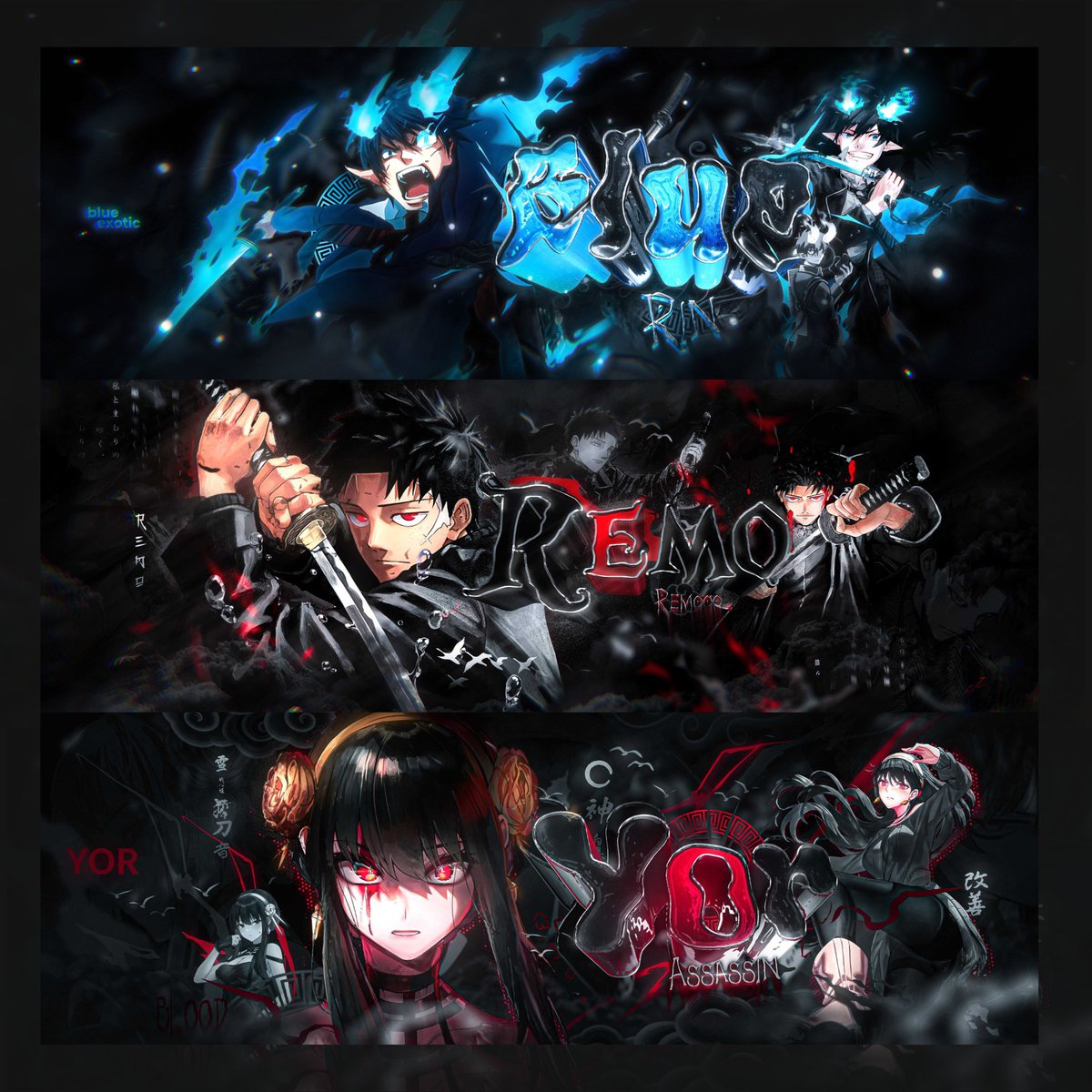 Anime headers 
Dm for urs 🥀