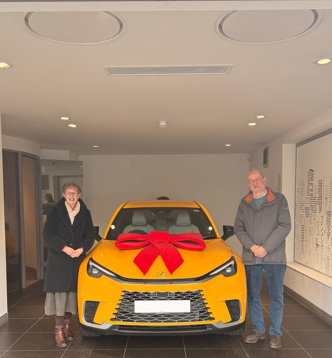Congratulations to Linda and Julian Cooke, who collected the keys to their new Lexus LBX.

Wishing you both many happy motoring miles in your stunning new car.
