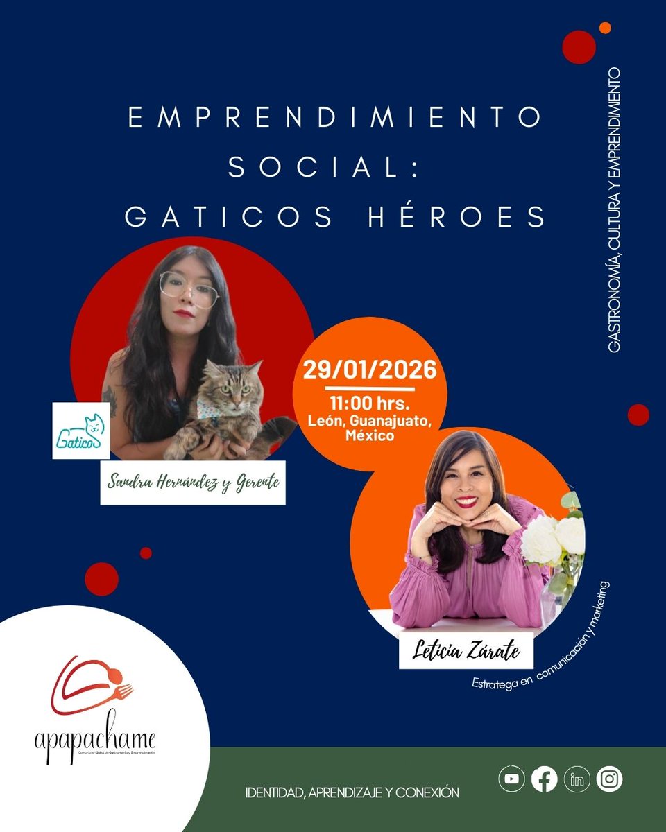 Una conversación con causa y mucho "corazón", una llamada de atención a toda la sociedad para cuidar y respetar a los animales. Los felinos, los "gaticos" a través de una tenencia responsable, cuidados médicos, no al maltrato ni al abandono.

¡Escucha y comparte! #juntossomosmás