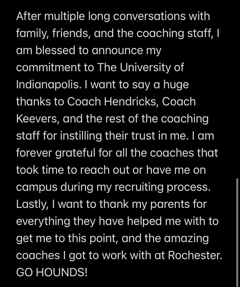 Grant_clark31's tweet photo. Blessed to announce my commitment to @UIndyFB! Pumped about the opportunity and ready to get to work!! @KeeversChris @CoachCHendricks @CoachTGerhard @CoachBlackmon50 @coachburke89 @Coach_JBivens @jeffbowens9 @ZebraAD1 @IndianaPreps @ValTsports https://t.co/8y1Xnhbc27