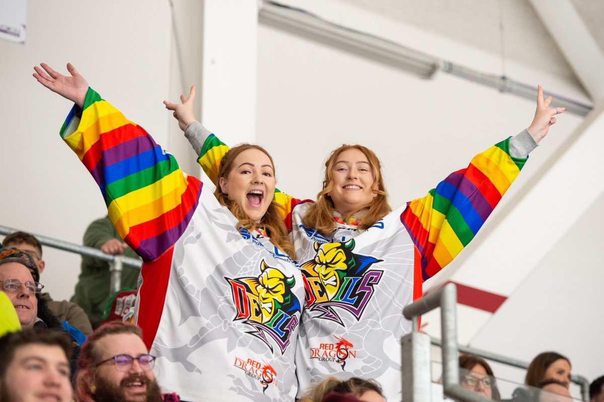cardiffdevils's tweet image. 🌈  𝟱 𝗗𝗔𝗬𝗦 𝗧𝗢 𝗚𝗢 🌈 

Our annual Pride Game is almost here—celebrating love, inclusivity, and being exactly who you are

🏒 1st February vs Nottingham Panthers