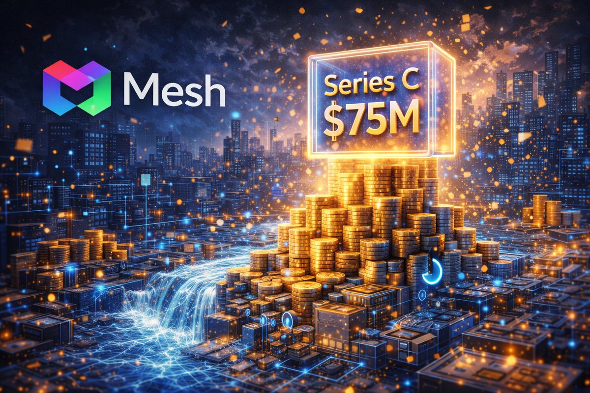 💳 Mesh raises $75M Series C Crypto payments network Mesh closed a $75M  Series C led by @dragonfly_xyz, with Paradigm, Moderne Ventures, Coinbase  Ventures, SBI Investment and Liberty City Ventures. Total funding