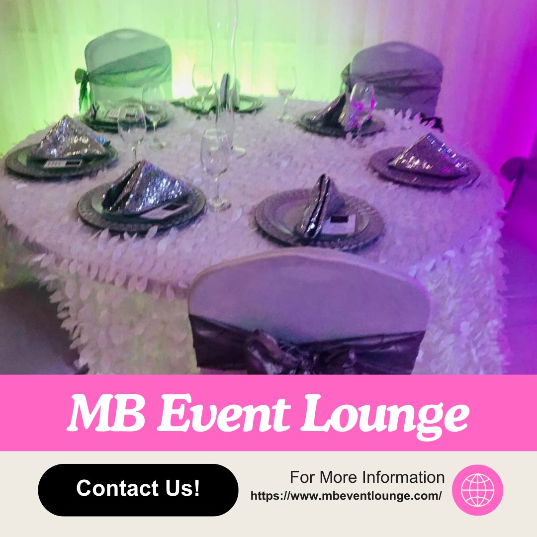 MBEventLounge's tweet photo. We take pride in offering a banquet hall that blends elegance with functionality for every occasion. Whether large or intimate, we've got your needs covered. Contact us to learn more! #BanquetHall
https://t.co/kehk7auQ3p https://t.co/JK3ET10FN6