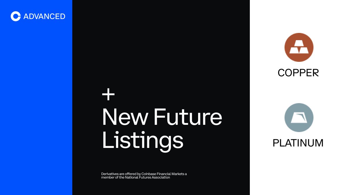 コインベースのperp側で銅とプラチナ取引が上場したみたいです。