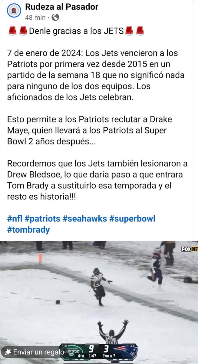 Oye <a href="/martindelp/">Martín del Palacio</a> ¿ya viste el desmadre que hicieron tus Jets?

Crearon el lado oscuro de la fuerza de la NFL. Deberían disculparse y hacer una manda descalzos.