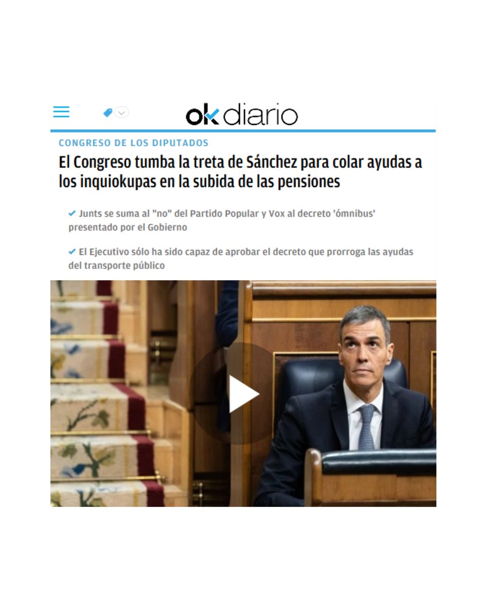 NunezFeijoo's tweet image. El Gobierno quería que los mayores eligieran entre su pensión y su casa. El PP cree que tienen derecho a las dos cosas, y la mayoría del Congreso también. 

Sánchez tiene nuestra proposición de ley para subir las pensiones registrada desde noviembre. 

Que tramite este tema en…