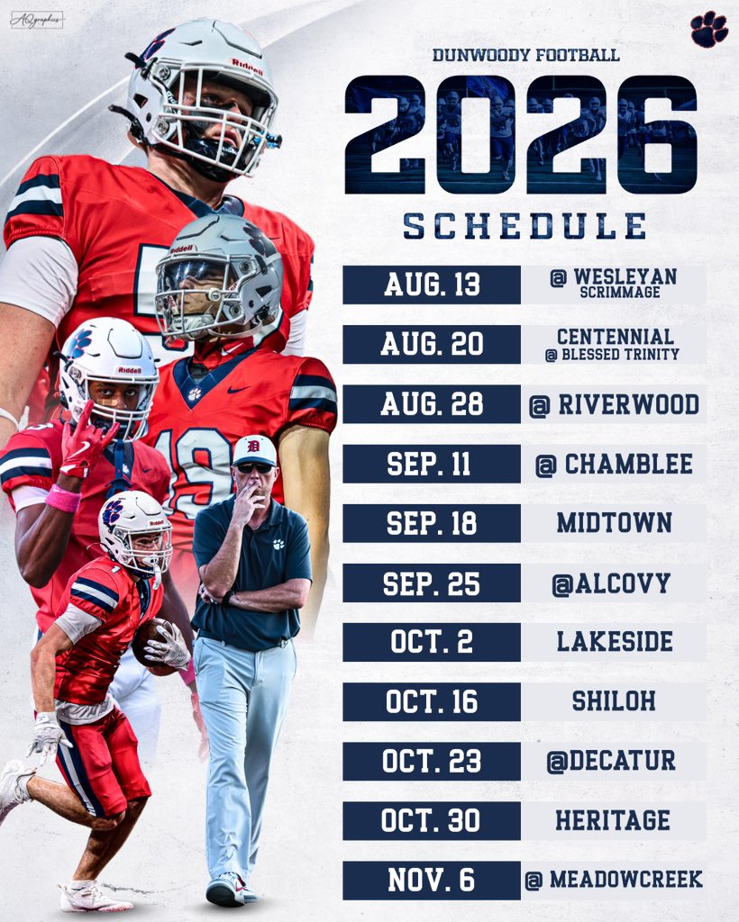 Dunwoody Football tweet media