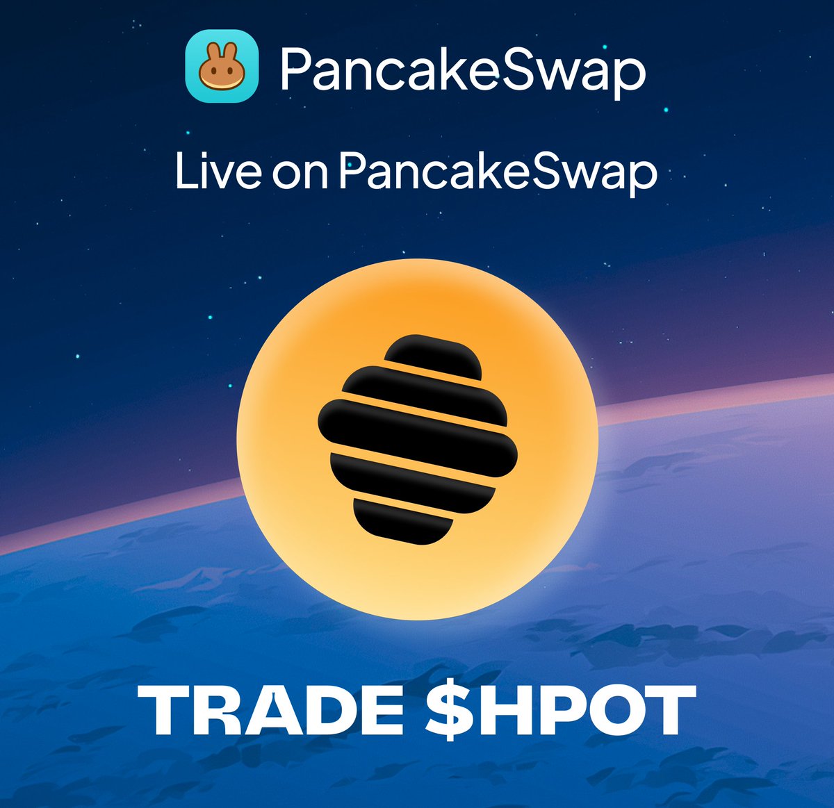 The Honeypot token enters the open market.

$HPOT is now live on <a href="/PancakeSwap/">PancakeSwap</a> and Honeypot DEX.

no closed doors. no preferential lanes.

onchain access and real participation.

this is the start of the $HPOT public journey 🍯