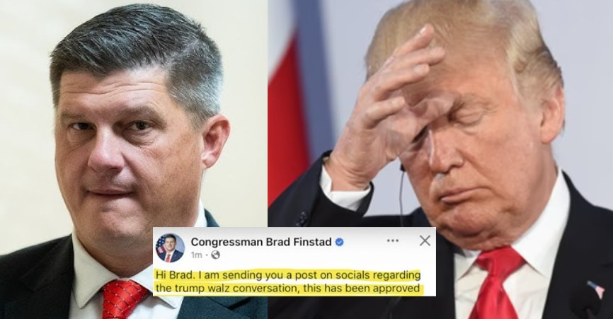 BREAKING: OMG. Republican Congressman just accidentally revealed that he gets his talking points directly from the Trump team in a humiliating blunder!

As if it couldn't be more obvious that Congressional Republicans simply exist to rubber-stamp everything Trump says and does,