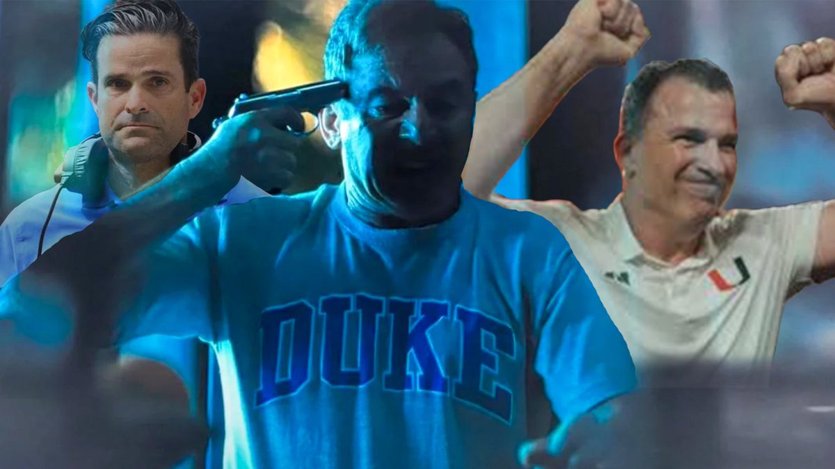 Radio_Shannon_'s tweet photo. When you have the wrong Miami coach and the “bad game manager” steals your star quarterback #Mensah #Duke #Miami https://t.co/DqPa97prpa