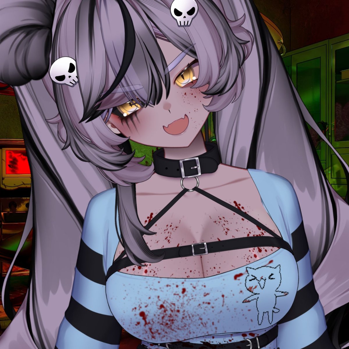 ashencoil's tweet image. Romanticizing the horrors all by yourself handsome?

#2wintailsCustomisableModel 🖤