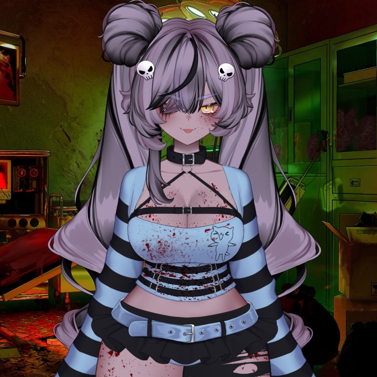 ashencoil's tweet image. Romanticizing the horrors all by yourself handsome?

#2wintailsCustomisableModel 🖤