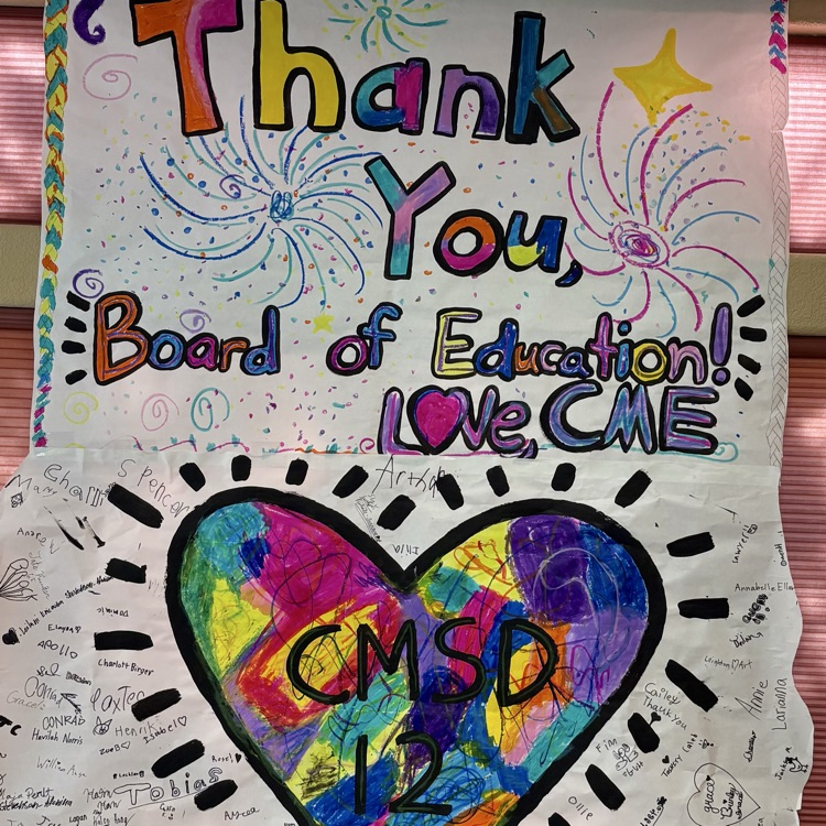 cmsd12's tweet image. A very special 'thank you' to our incredible CMSD12 Board of Education for their outstanding leadership and unwavering dedication to our students, staff, families, and community!!!