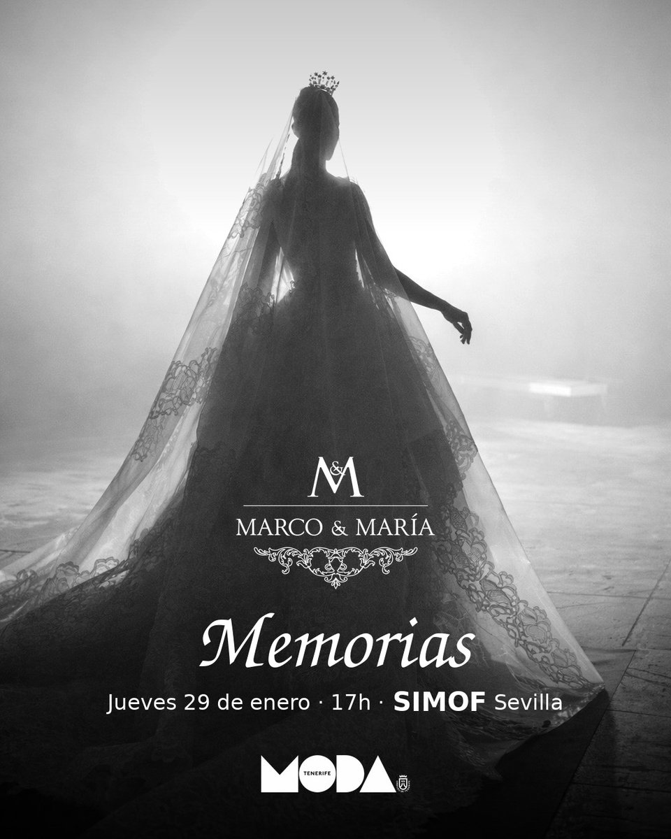 tenerifemoda's tweet photo. #SIMOF 💃🏻 La firma Marco & María (@MarcoyMariaMODA) será la encargada de representar a nuestra industria textil y de la moda en SIMOF con su nueva colección “Memorias”. https://t.co/51cbIvntkL
