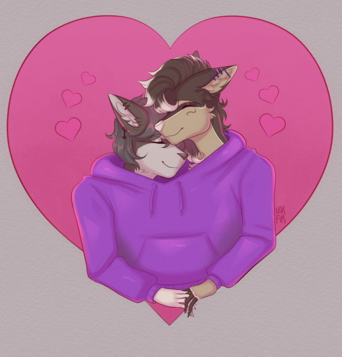 NiceJakeWolf's tweet photo. Happy Late New Year's Everyone Totally Forgot To Post Something On New Year's! But I'm Still Here Just Been Busy And Sick!

Anyways Got Some New Commission Done That My Partner Order On Christmas Made By Yours Truly @Narfur_! Honestly I'm In Love With Me Sharing My BF's Hoodie~! https://t.co/pDCs9gESD1