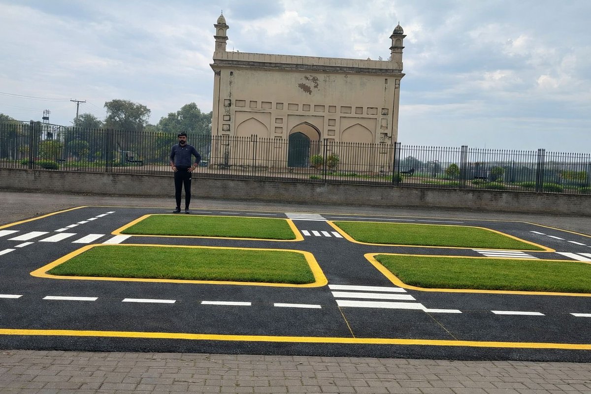 Children’s traffic rules learning park, Wazirabad🚦