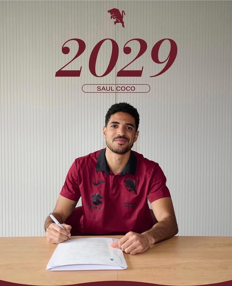 🇬🇶⚽️| OFICIAL: <a href="/SaulBCoco/">Saul Coco</a> inertanacional con la seleccion de Guinea Ecuatorial renueva con <a href="/TorinoFC_1906/">Torino Football Club</a> hasta 2029.

Vamos 💪🏾