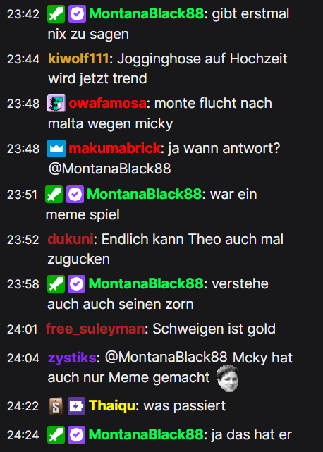 Venom_kappa's tweet photo. @comicschau Erste öffentliche Reaktion von Monte zu MckyTV bei Scurrows im Casinostream. Verständnis heucheln, privat anrufen und den Ball flach halten bevor ihm alles um die Ohren fliegt! https://t.co/NcwIczgEq2