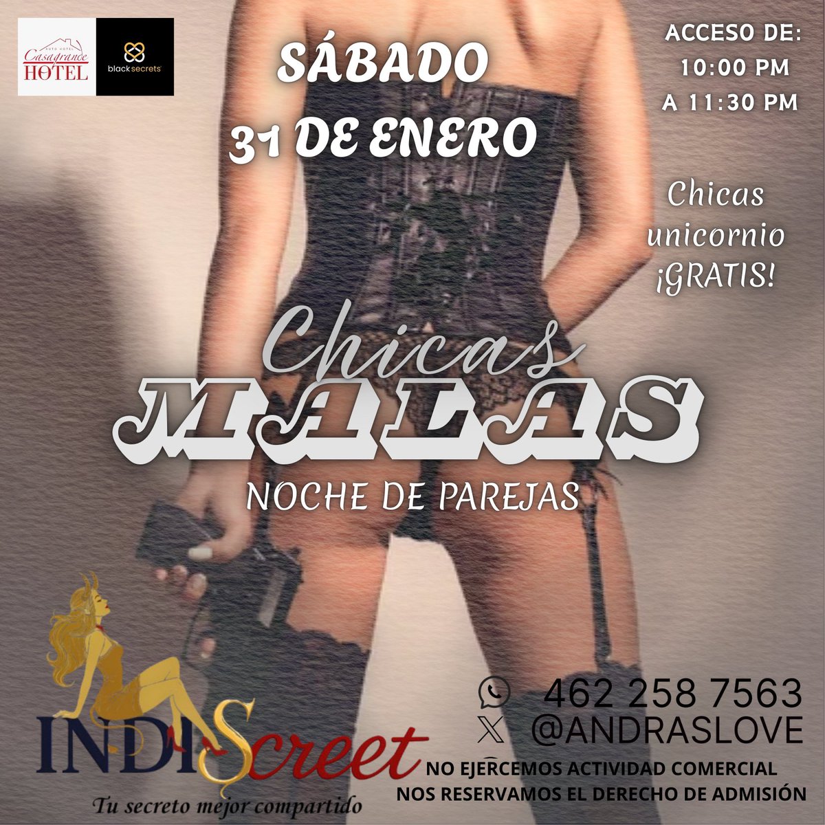 Este fin de semana el deseo manda 😈

Vie: reunión mixta, miradas que provocan y singles que saben su papel
 Sáb: solo parejas… chicas, es momento de soltarse 🔥
Las mejores noches no se improvisan. Se reservan. 💋 <a href="/BlackSecretsmx/">Black Secrets</a> <a href="/BlackMagazineMx/">Black Magazine</a> <a href="/Parejasalamanc1/">Bruno y Brenda</a>  <a href="/LizbetyAlex/">Liz 😘 y Ale.💖😜🔥😈</a>