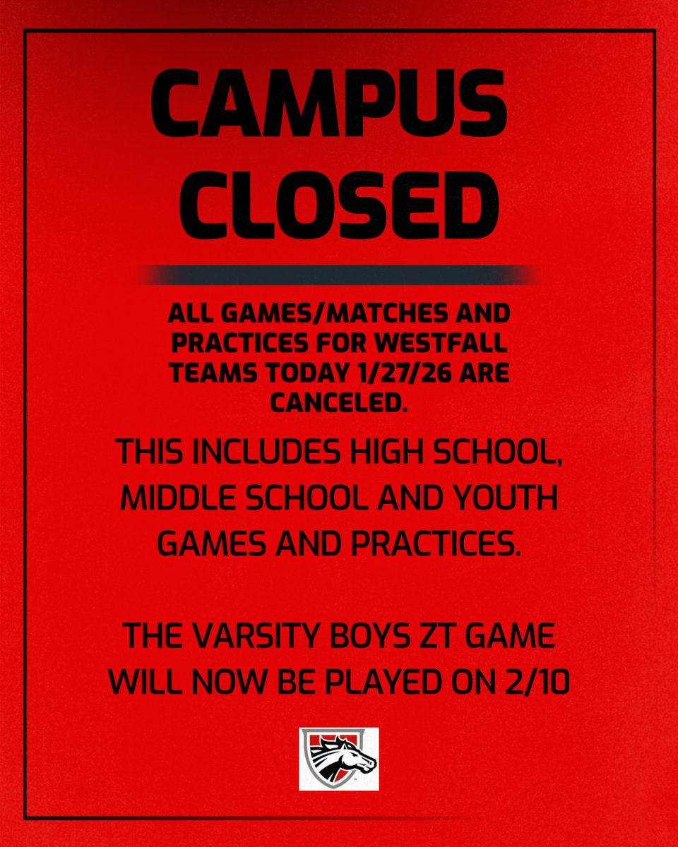 Westfall Athletic Department tweet media