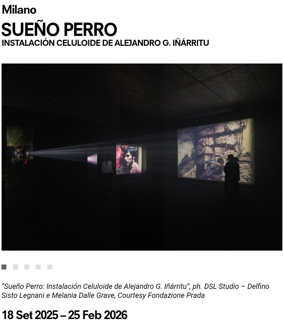 sebapucc's tweet image. Ultime settimane per due bei viaggi cinematografici a Milano.

Perché vale la pena farli: huffingtonpost.it/blog/2025/12/2…

#NanGoldin #Iñarritu #AmoresPerros