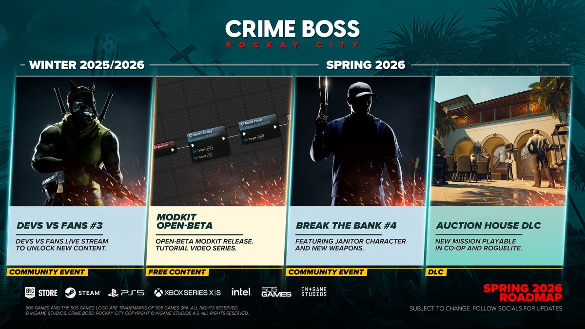 Crime Boss: Rockay City tweet media