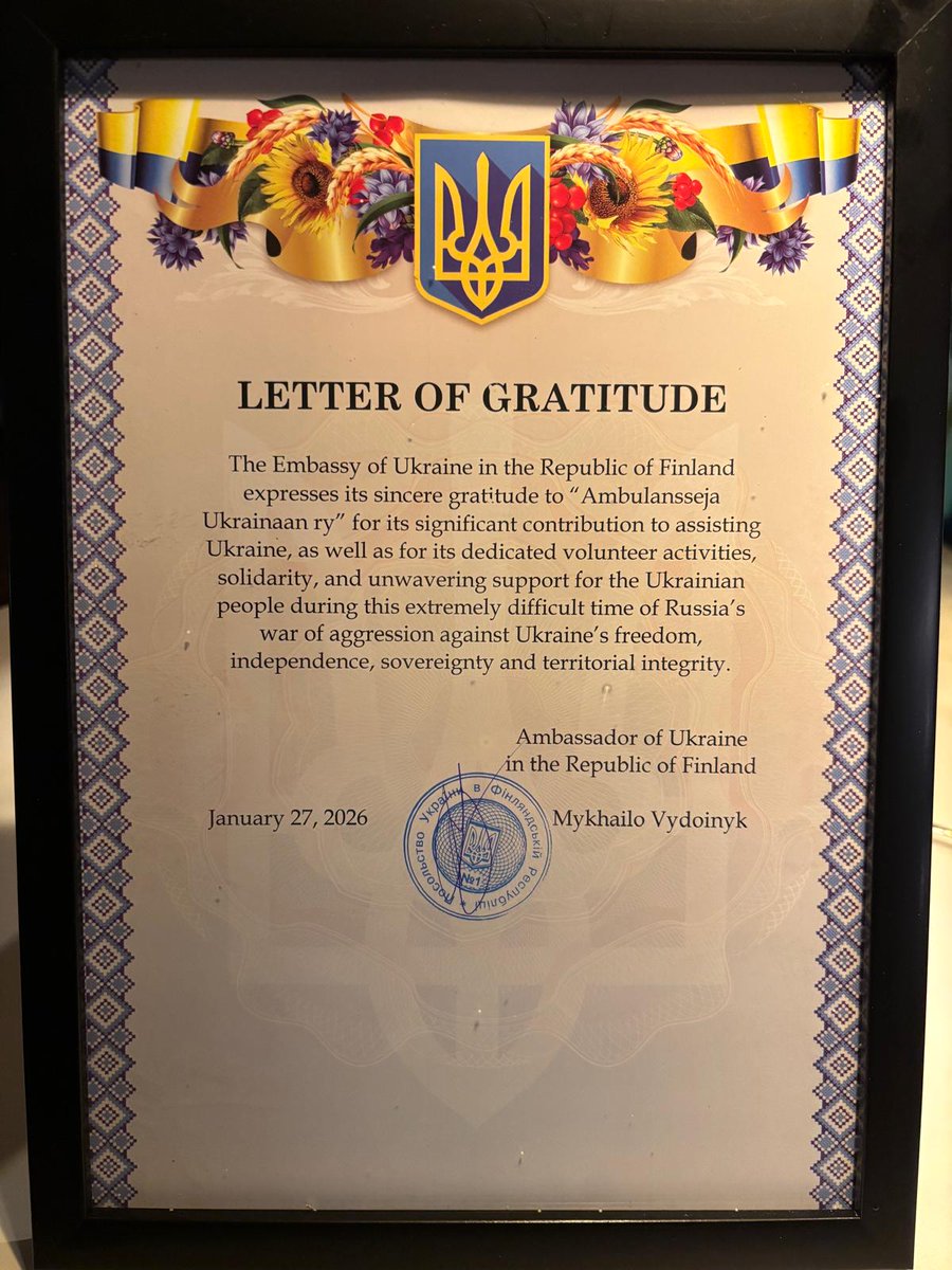 Ambulances for Ukraine - Ambulansseja Ukrainaan ry tweet media