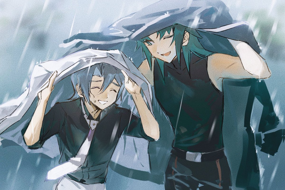 #エド亮 🌧️，依旧是胡荼老师的构图