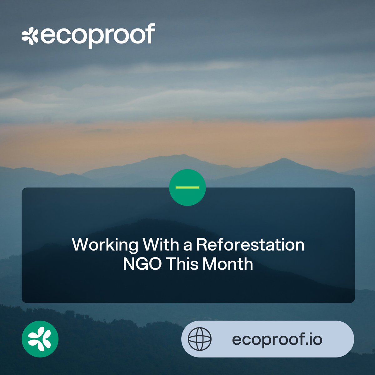 ecoproof_io's tweet photo. 🌳 Working With a Reforestation NGO This Month

This month, Ecoproof is working directly with reforestation-focused NGOs, including https://t.co/9EYksdelwP and https://t.co/IQZSTpjCAy, to support real, on-the-ground environmental action.

Our approach is straightforward and transparent.
Funds are allocated directly to partner NGOs.
They carry out the planting, manage long-term growth, and monitor progress over time.

As projects move forward, partners provide documented proof including images, updates, and growth tracking ensuring that every contribution can be verified beyond funding alone.

This model allows impact to remain where it belongs:
with experienced organizations operating in the field, supported by a system that makes outcomes visible and accountable.

Reforestation isn’t a promise here.
It’s a process funded, executed, and proven. ♻️

🌍 https://t.co/2vC67Nb24q
📘 https://t.co/CW8OKJqHn5