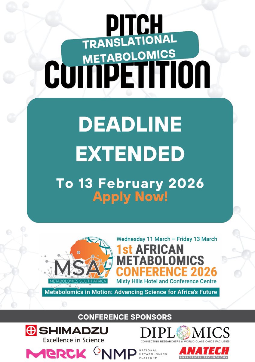MetabolomicsSA_Early Careers tweet media