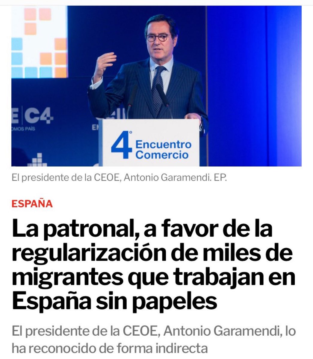 ciudadfutura's tweet image. Dos modelos opuestos.
Cuando había izquierda en Occidente su modelo migratorio no era el de la Patronal: importar mano de obra barata para sobreexplotarla y hacer caer los salarios de todos, algo tan extractivo como despojar de materias primas al llamado Tercer Mundo. Era bien…