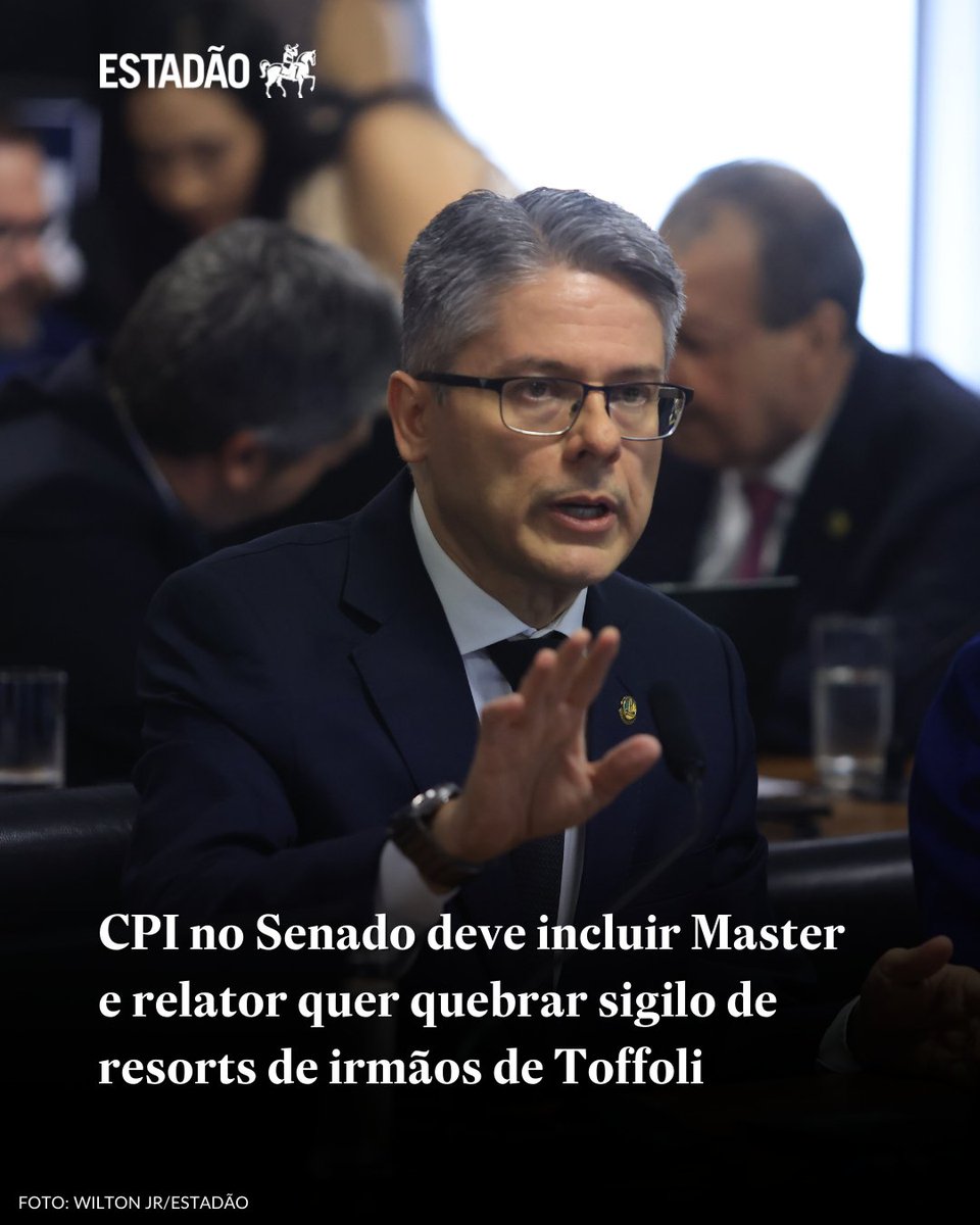 Estadao's tweet image. @EstadaoEconomia: Alessandro Vieira, que relata CPI do Crime Organizado, prepara requerimentos para quebrar sigilo de empresas e pessoas ligadas a hotel de luxo que teve irmãos de ministro do STF como sócios, além de escritório de mulher de Moraes &amp;gt; bit.ly/4jZ6OLM