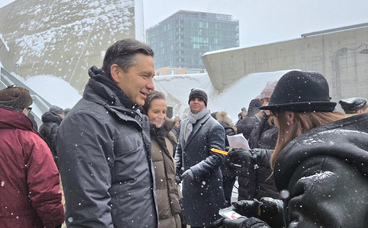 <a href="/PierrePoilievre/">Pierre Poilievre</a> and <a href="/MelissaLantsman/">Melissa Lantsman</a> attend the Holocaust Memorial 
OTTAWA 🇨🇦
January 27 2026