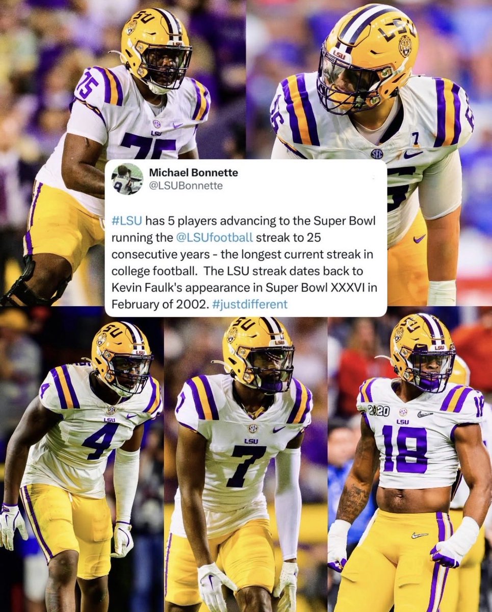 Slick_Rick_24_'s tweet photo. #JustDifferent #LSU #NFLSU https://t.co/QxYcA1fBNn