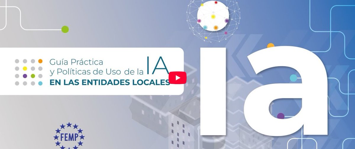 🤖 La IA pot millorar els serveis públics, però només si s’implanta de manera responsable, legal i transparent.

Guies com aquesta de la FEMP busquen ajudar a les entitats locals per avançar amb criteri, governança i seguretat.

#SmartCityVinaròs youtube.com/watch?v=YZFzaf…