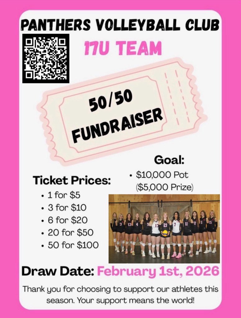 Would love some Twitter help!!

My volleyball girls are running a 50/50. Any support helps and it closes in 3 days.  Thanks everyone!! 

go.raffle-rocket.com/panthers-17U-v…