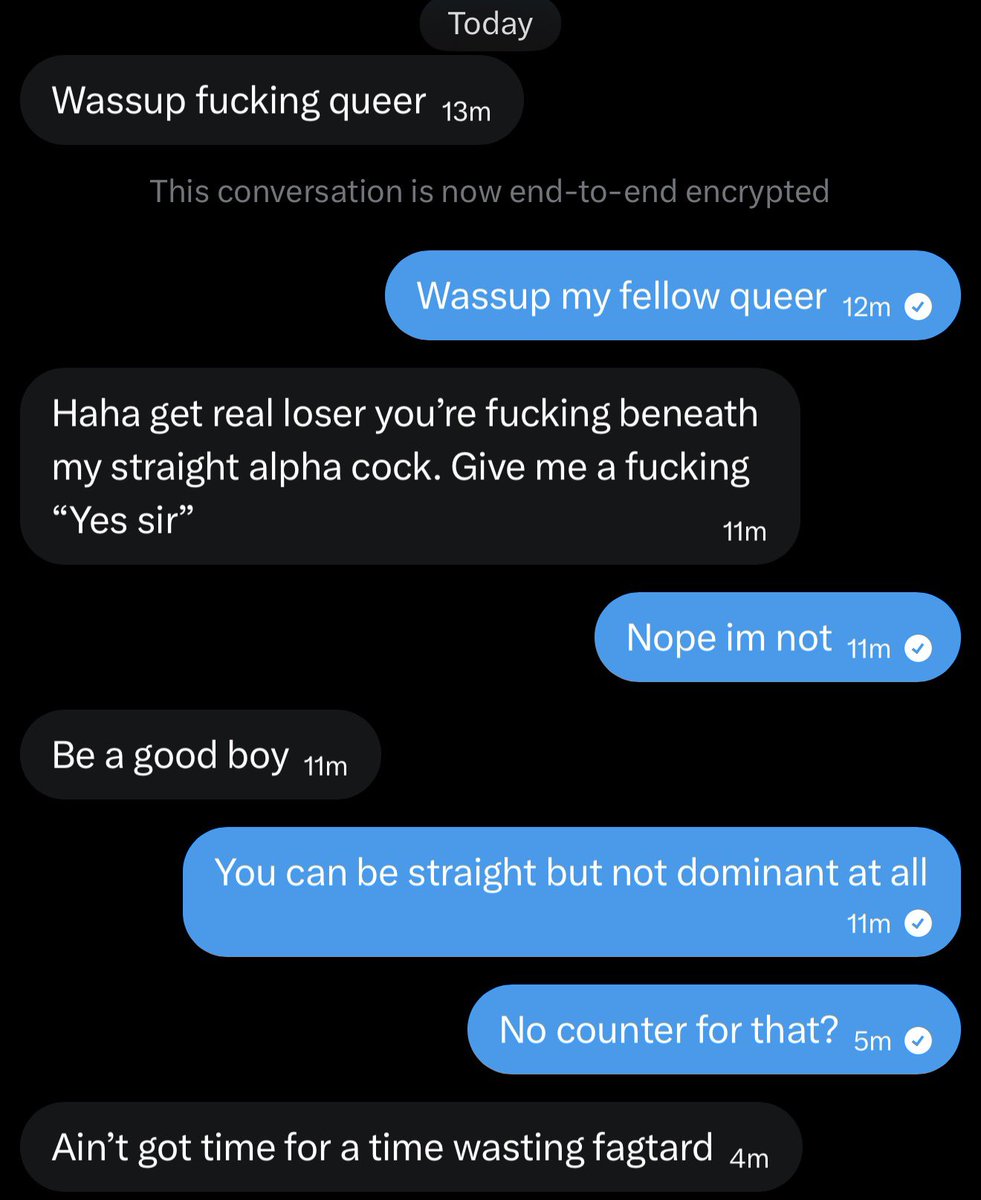 EnsQrq's tweet photo. He tried to flex, I said ‘good boy’ and the silence was LOUD. Master your ego first, boy 🤣😂 https://t.co/vSCZulHimK