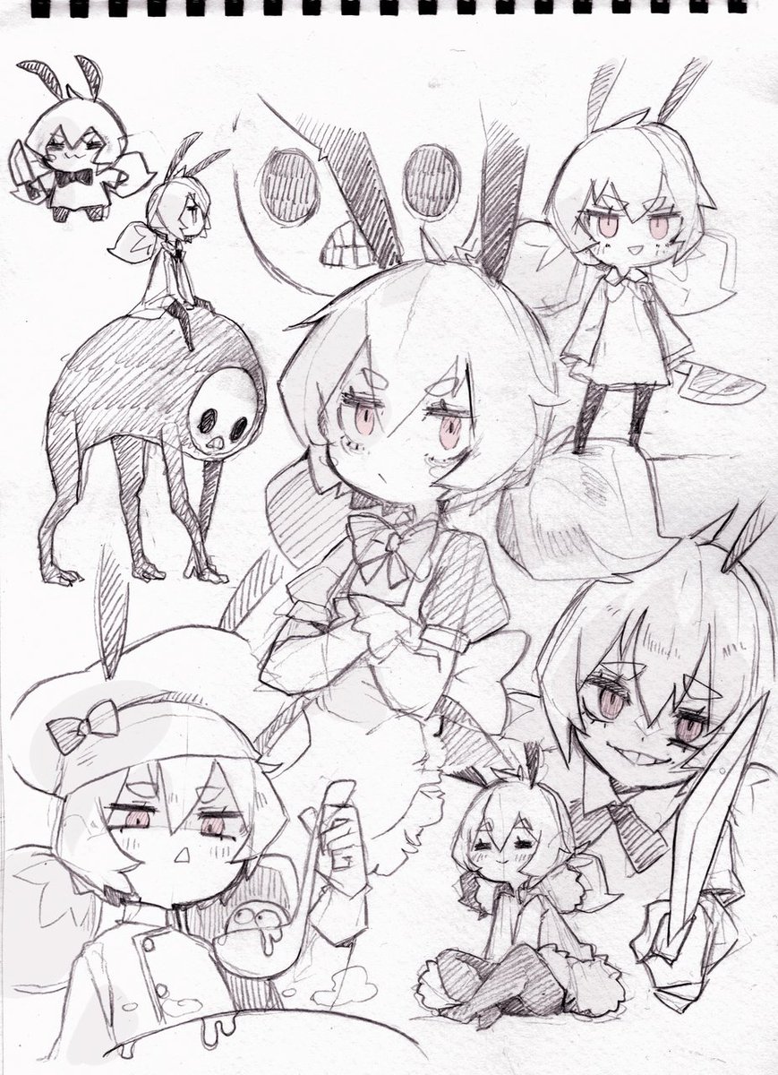 Parorou's tweet image. Noz (OC) sketches