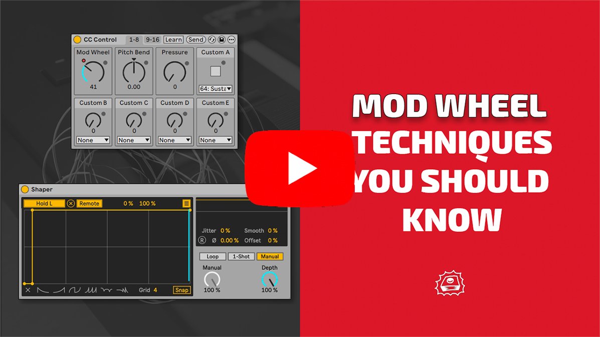 sidebrain's tweet image. New video exploring more advanced uses for the Mod Wheel! 
youtu.be/TlBr4vxR4yE

#ableton #Midi