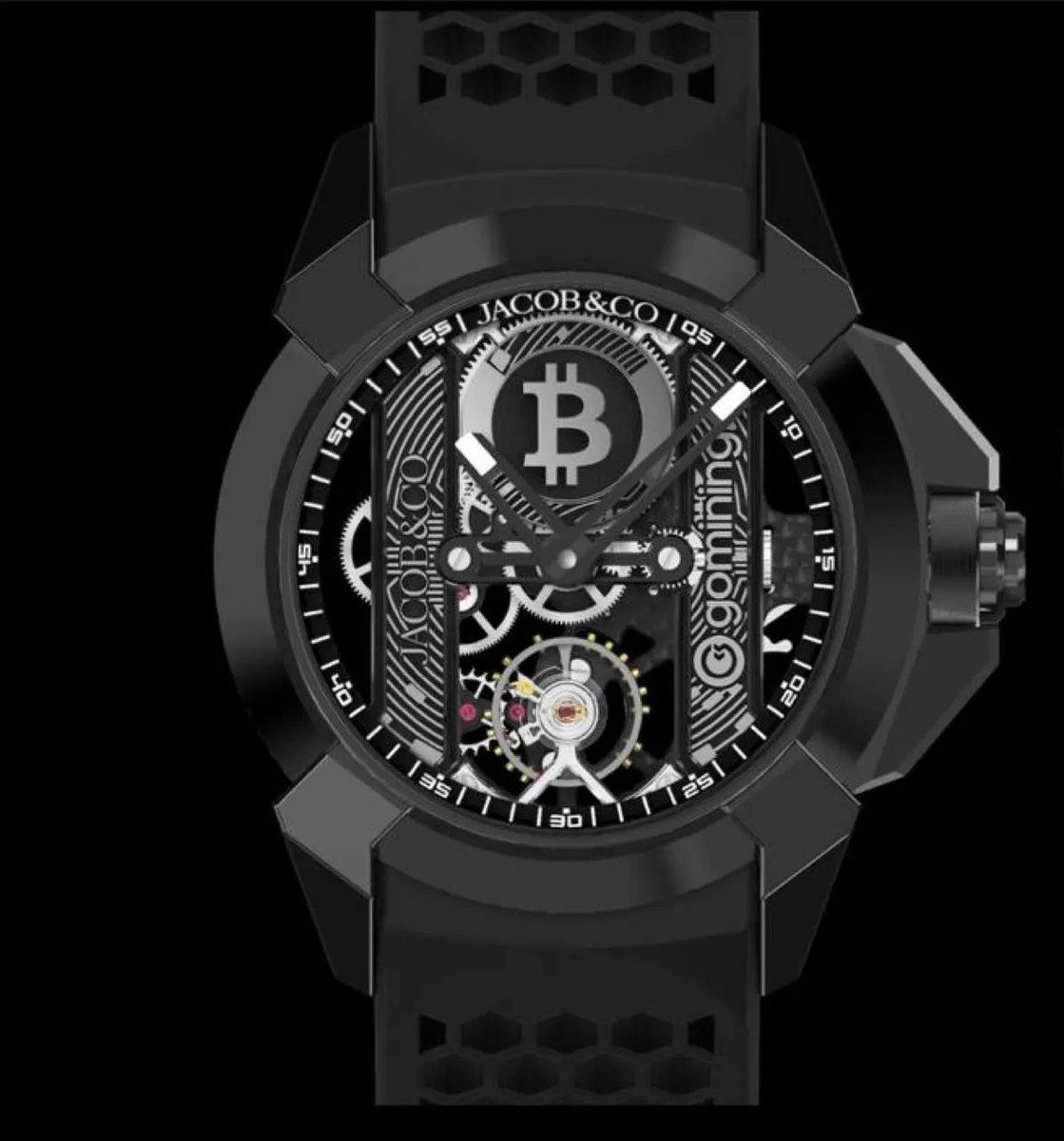 o_L2T's tweet photo. Jacob &amp; Co a lancé une montre capable de miner du Bitcoin. Prix : 40 000$. Revenu net annuel estimé : 7 000$. Incroyable vous en pensez quoi ? #Bitcoin https://t.co/Zdg4x8gVdx